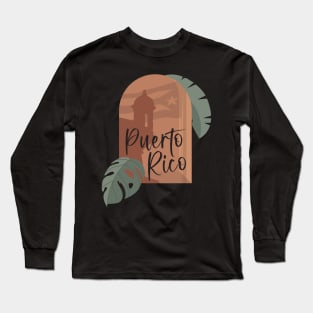 Puerto Rico Bohemian Long Sleeve T-Shirt